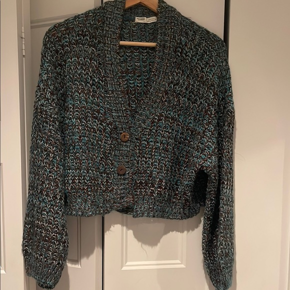 Multicolor Knit Cardigan with Buttons - Picture 4 of 4